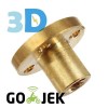Reprap 3D Printer Copper Nut T8 Lead Screw